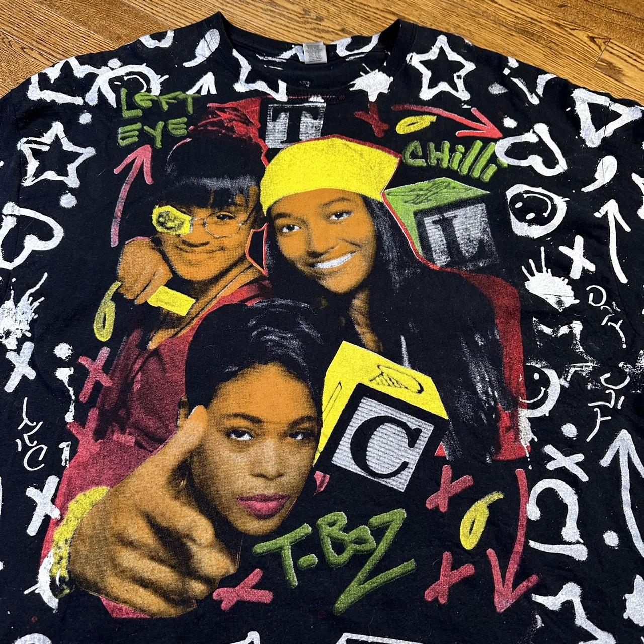 TLC TBoz Left Eye Chilli Vintage Bootleg Reprint... Depop