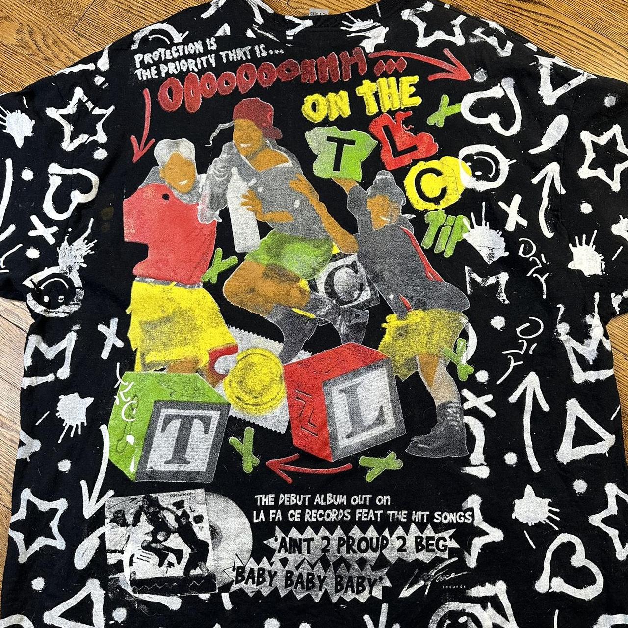 TLC TBoz Left Eye Chilli Vintage Bootleg Reprint... Depop