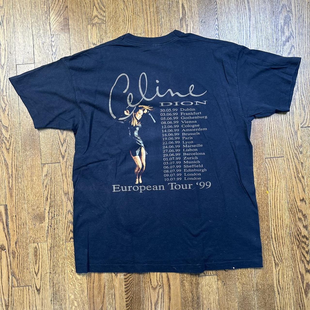 90s ヴィンテージCELINE DION セリーヌディオン フェードtシャツ