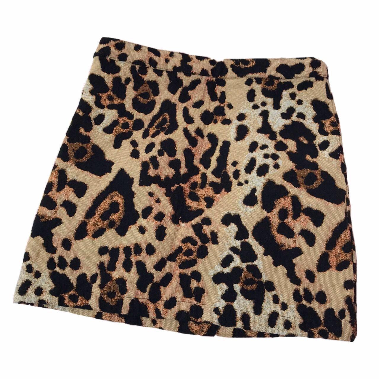 Leopard print skirt topshop best sale