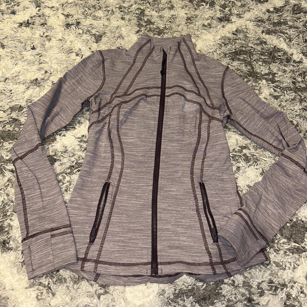 purple lululemon BBL define jacket love the design - Depop