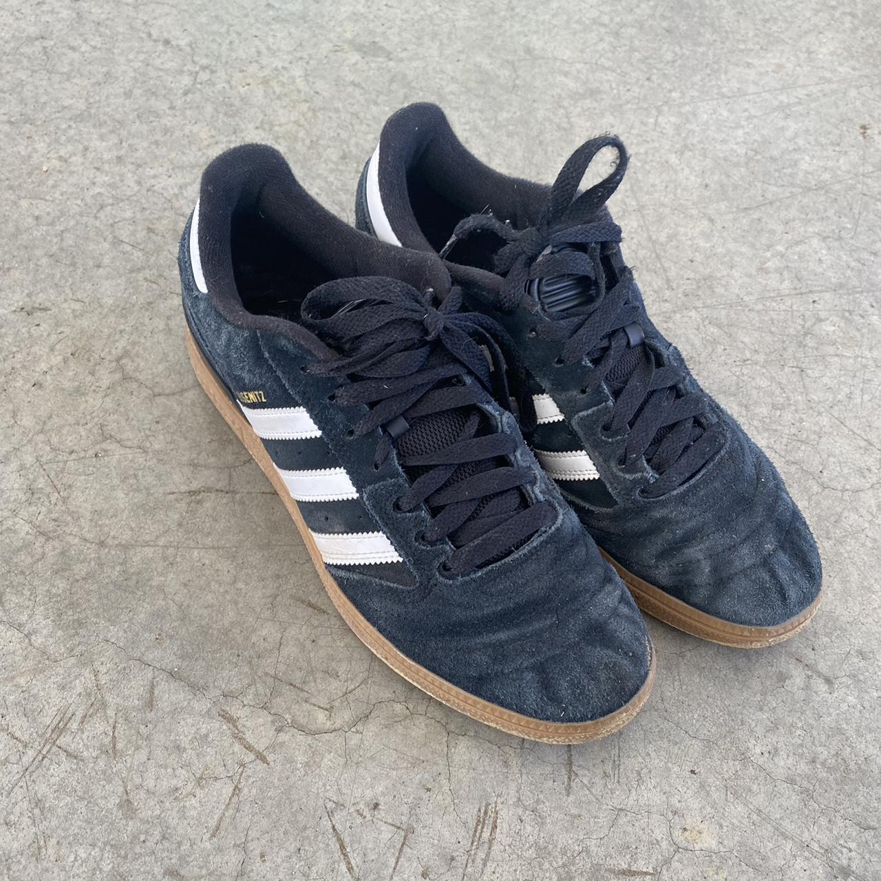 Adidas Men's Black and Brown Trainers | Depop