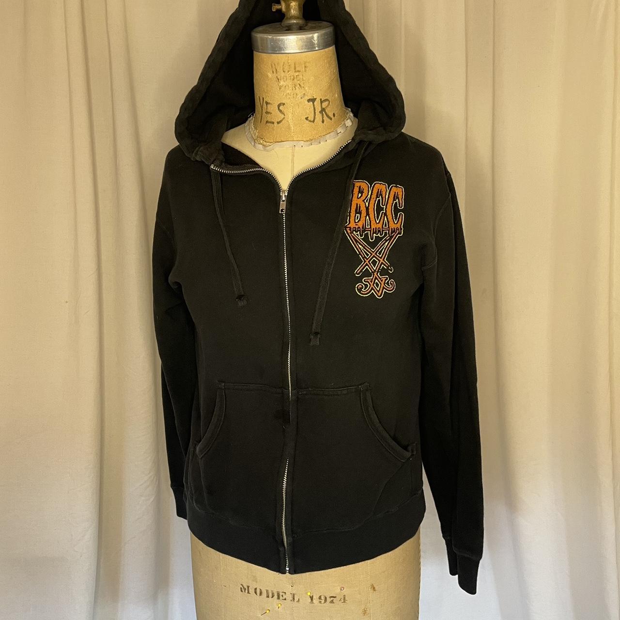 Black Craft Cult zip up hoodie - Depop