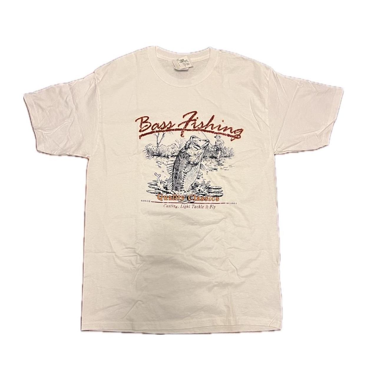Bass Fishing T Shirt Vintage Fishing Shirt Super - Depop