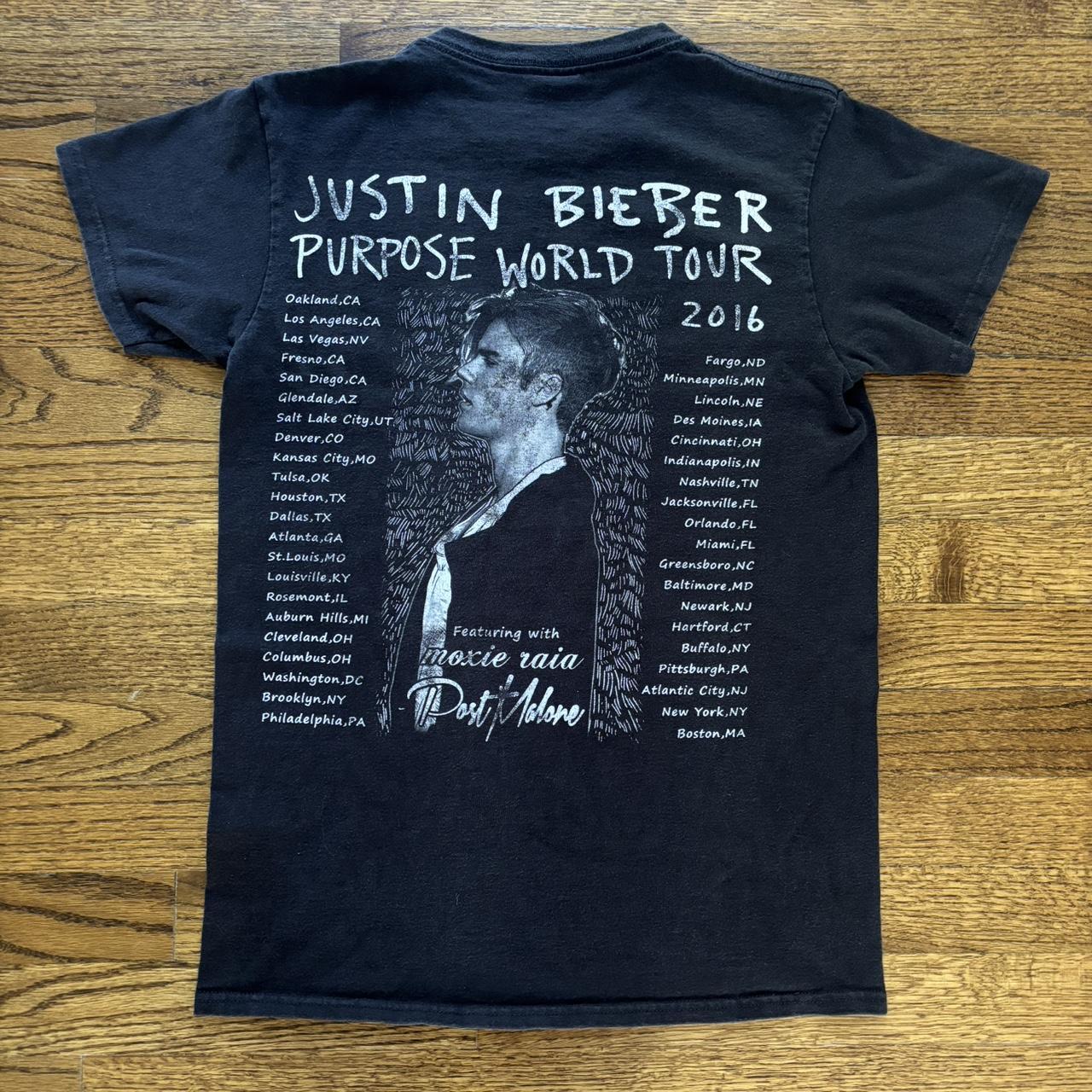 Justin Bieber 2016 Purpose World Tour Black Tour. Depop