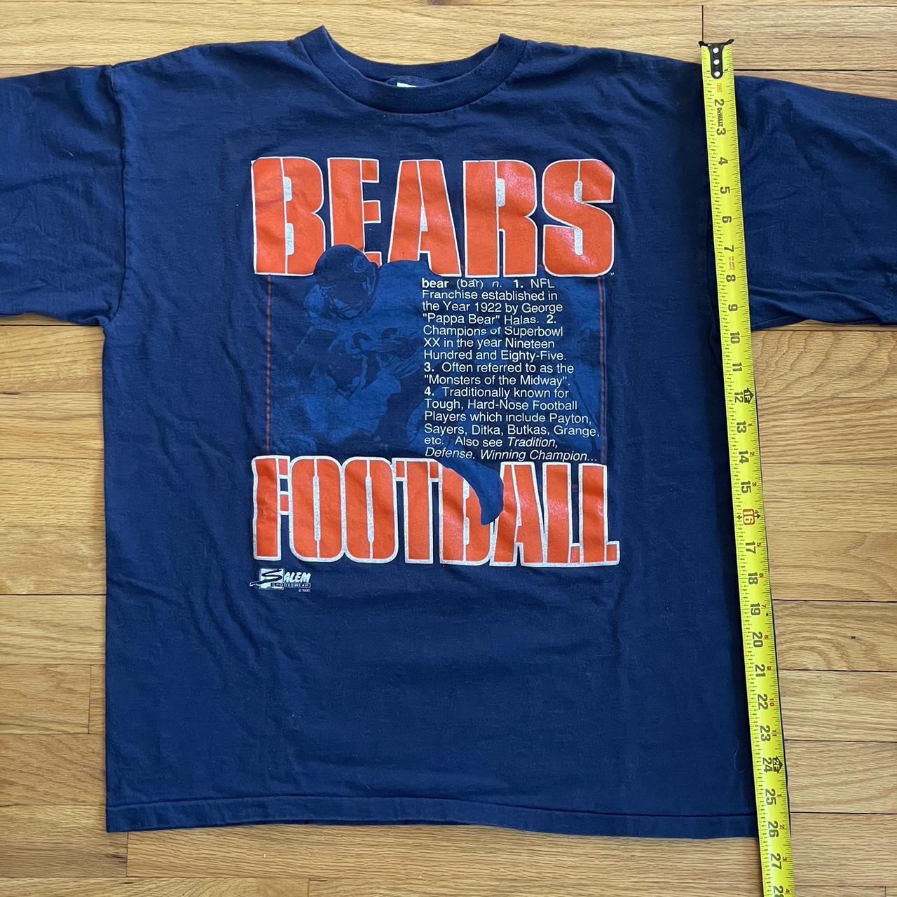 Vintage Salem Sportswear Chicago Bears T Shirt Depop