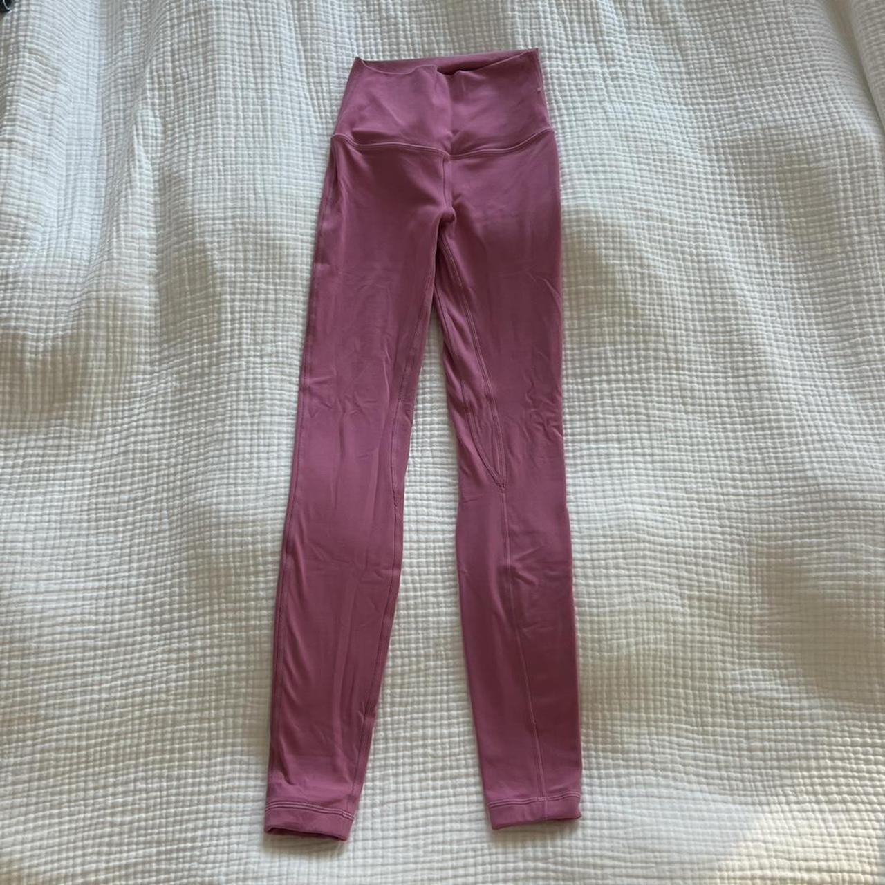 LULULEMON - bubblegum pink align leggings - barely... - Depop