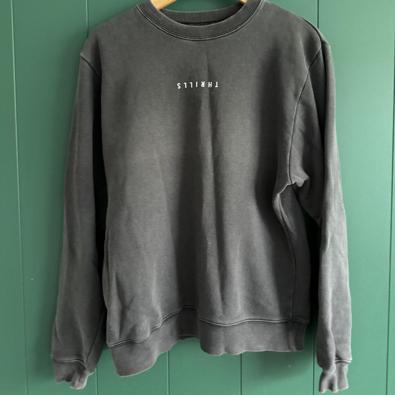 THRILLS Grey sweater Size AU 10 Good condition - Depop