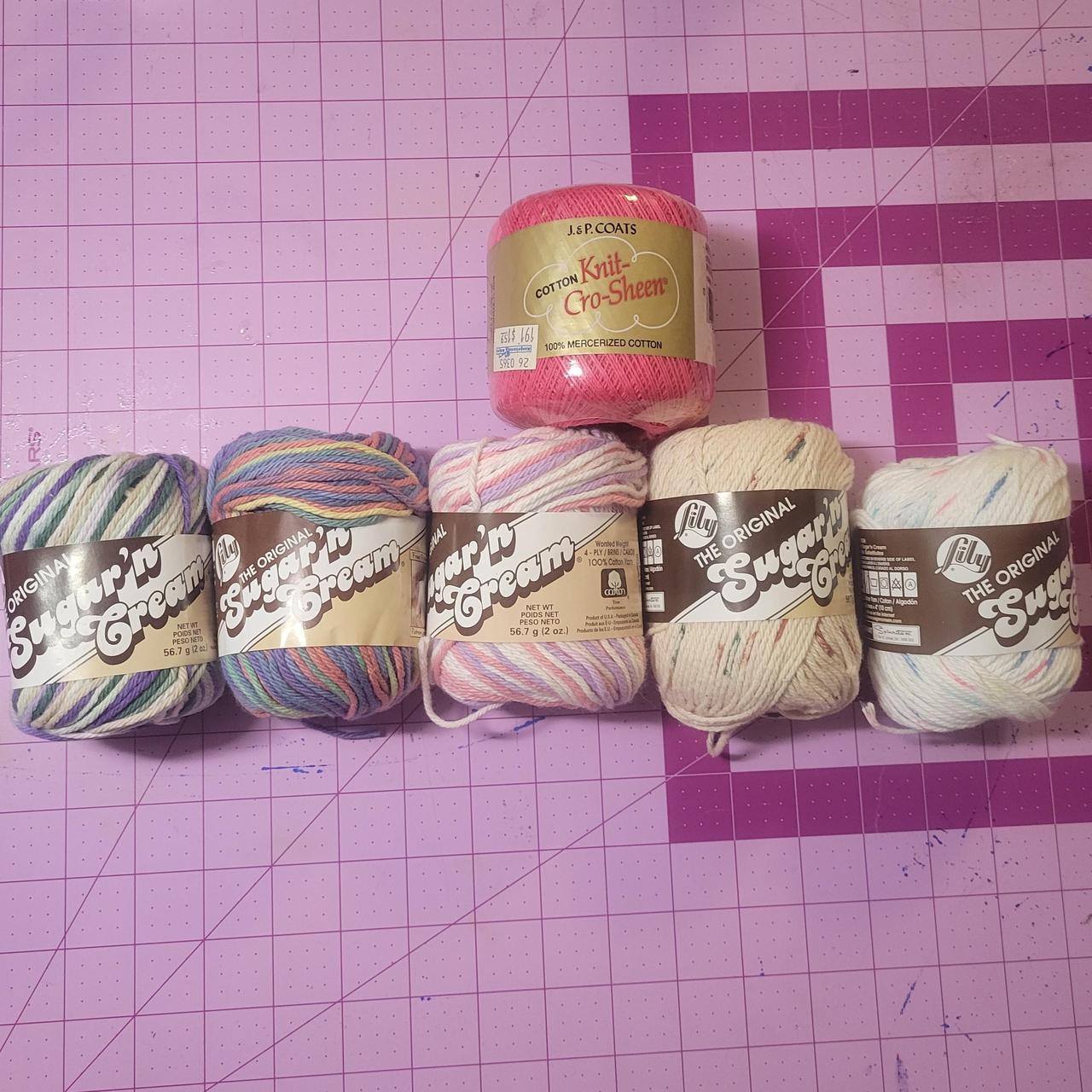 Pretty Pastel lily sugar cram yarn