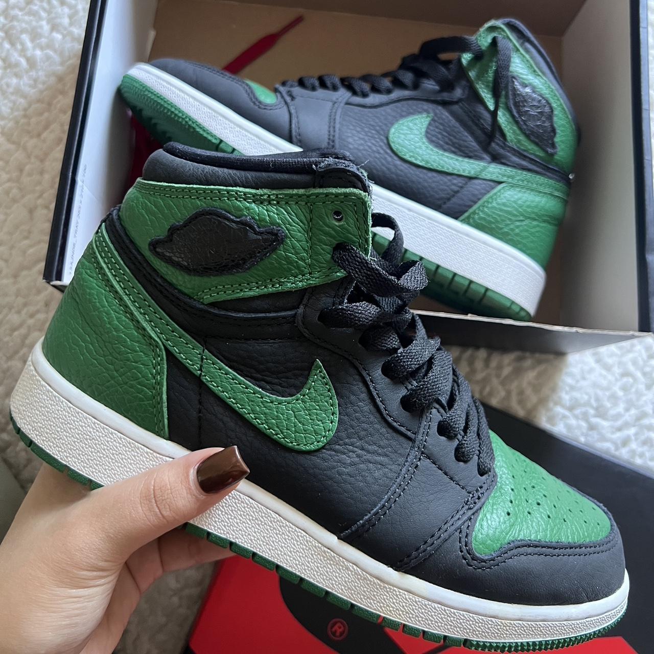 jordan 1 retro high pine green black outfit
