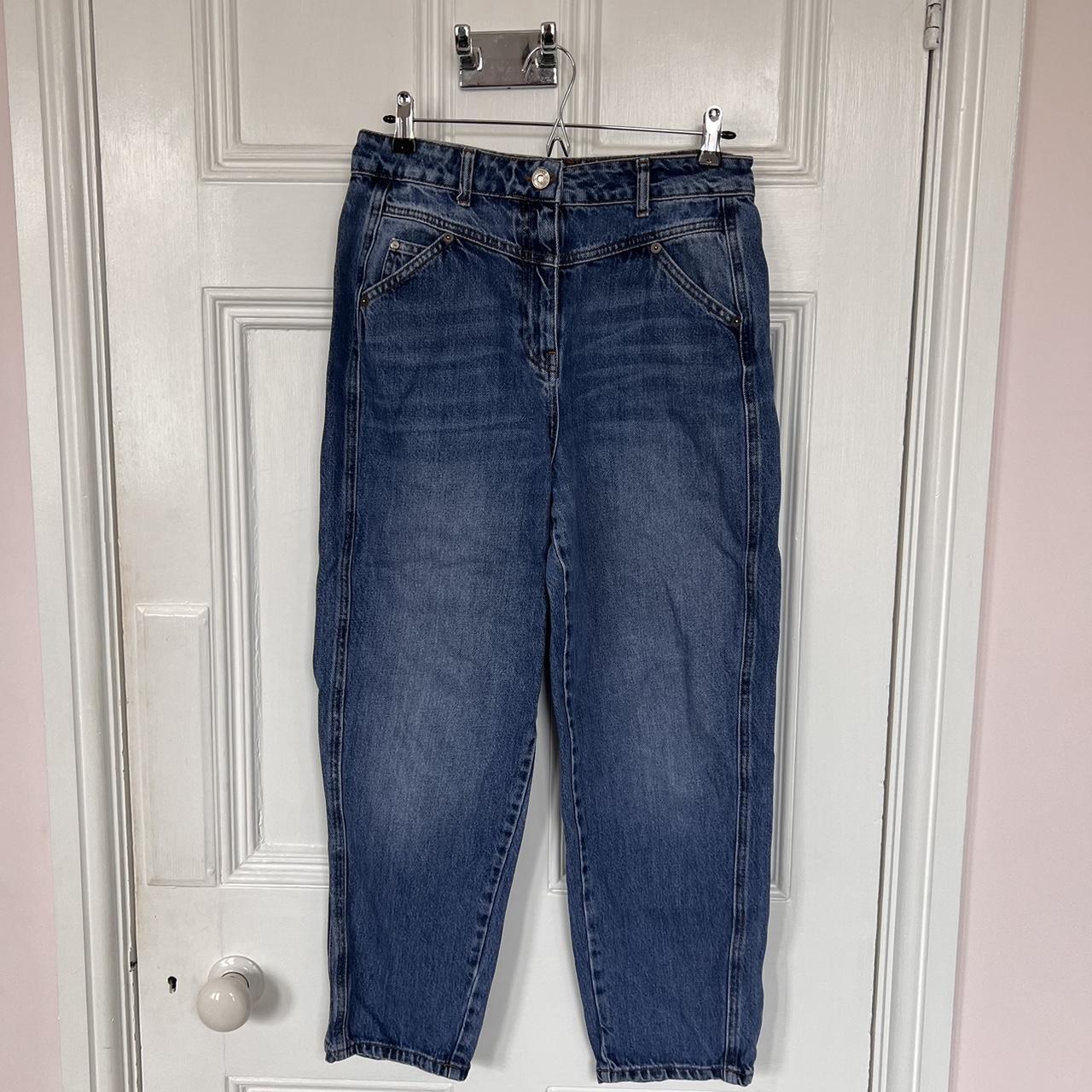 Whistles barrel leg midblue jeans. Depop