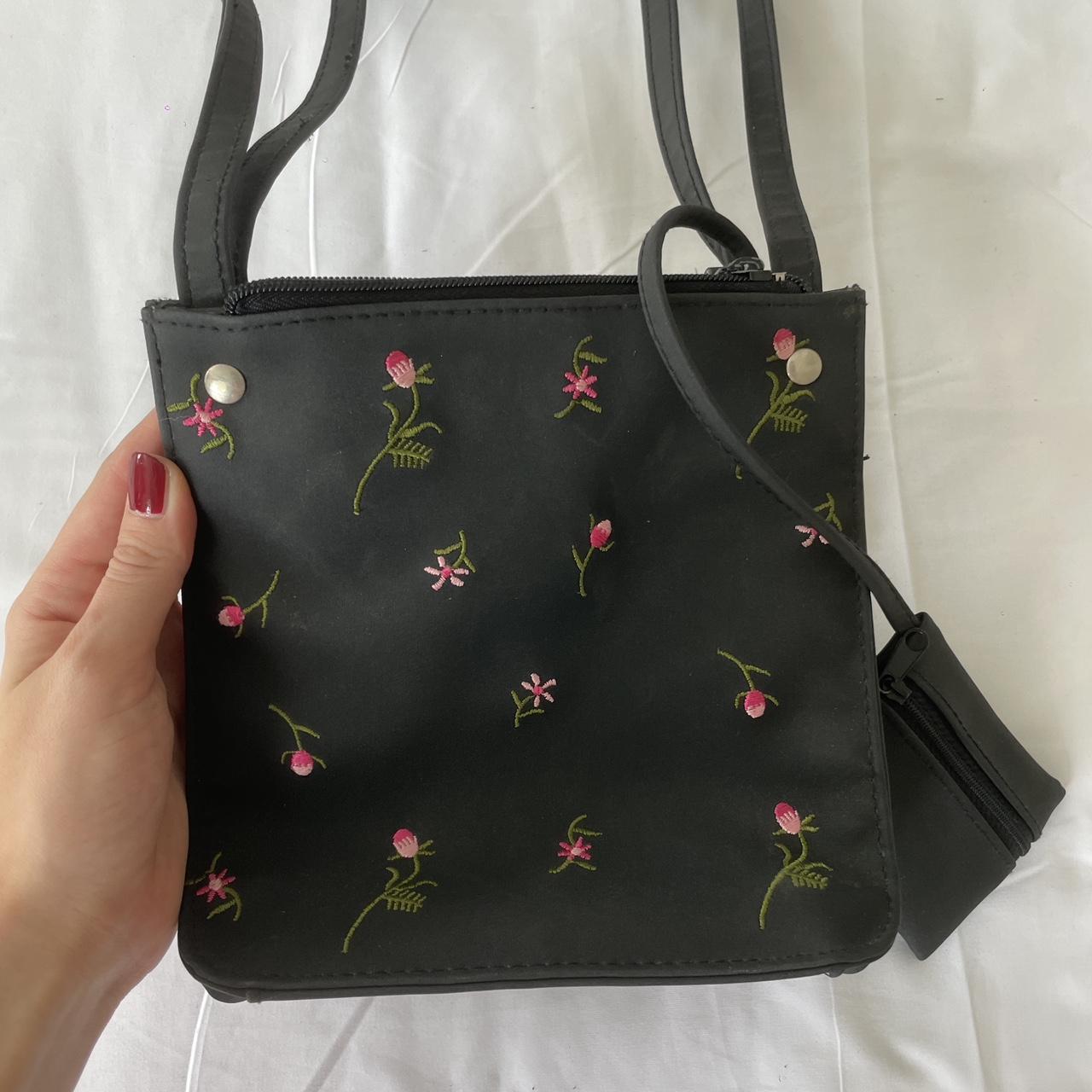 Vintage 90s floral bag 🌷 Small 90s purse with... - Depop