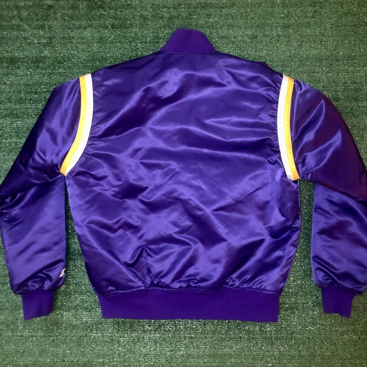 Vintage 80's Lakers starter warm up jacket Size - Depop