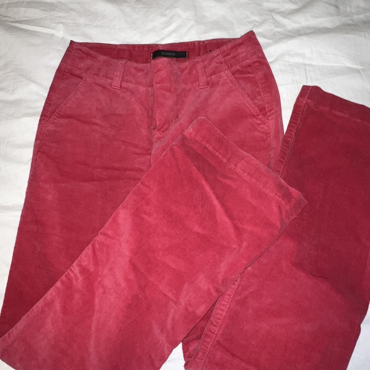 Express Women's Pink Jeans Depop