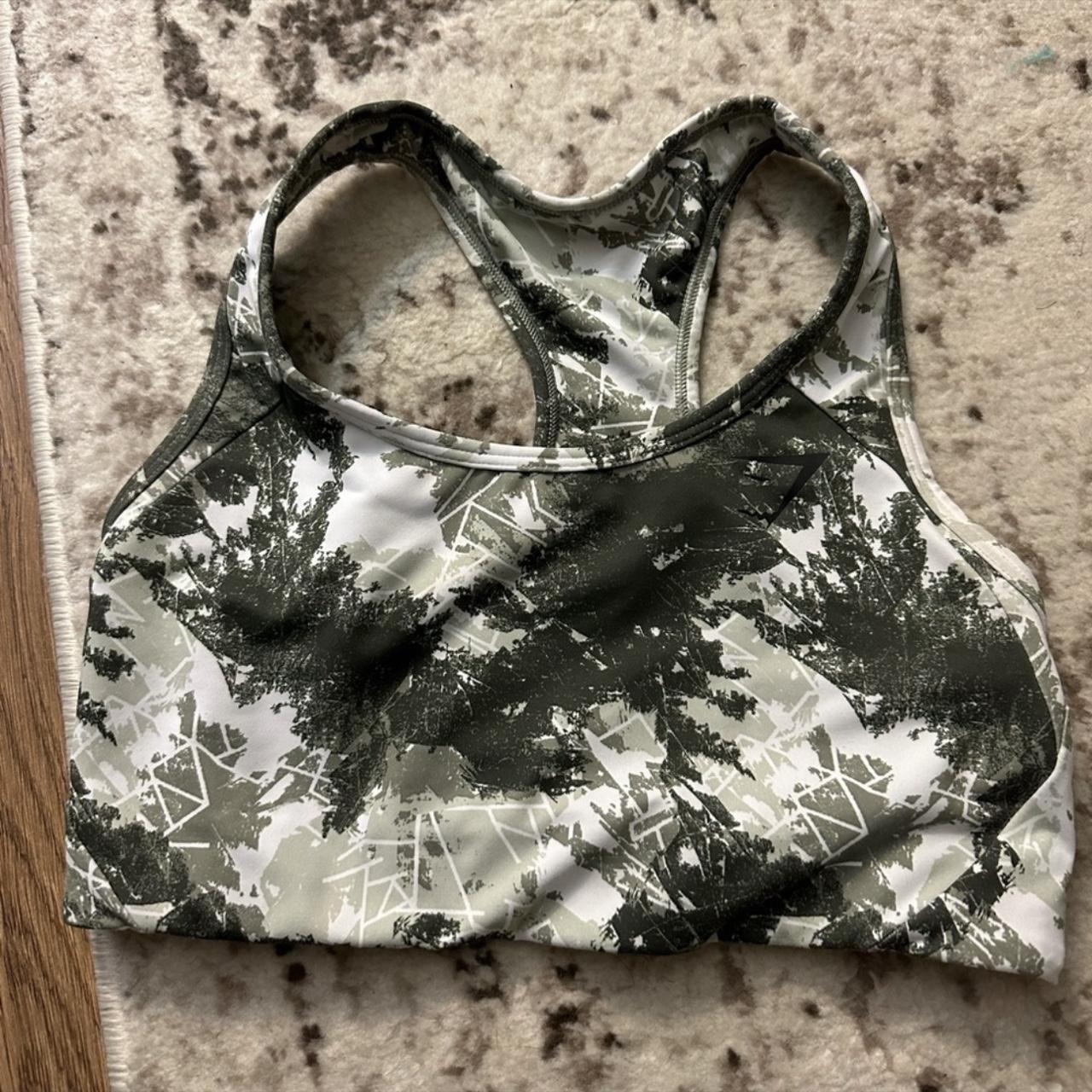 Gymshark essential racer back sports bra. Size medium Depop