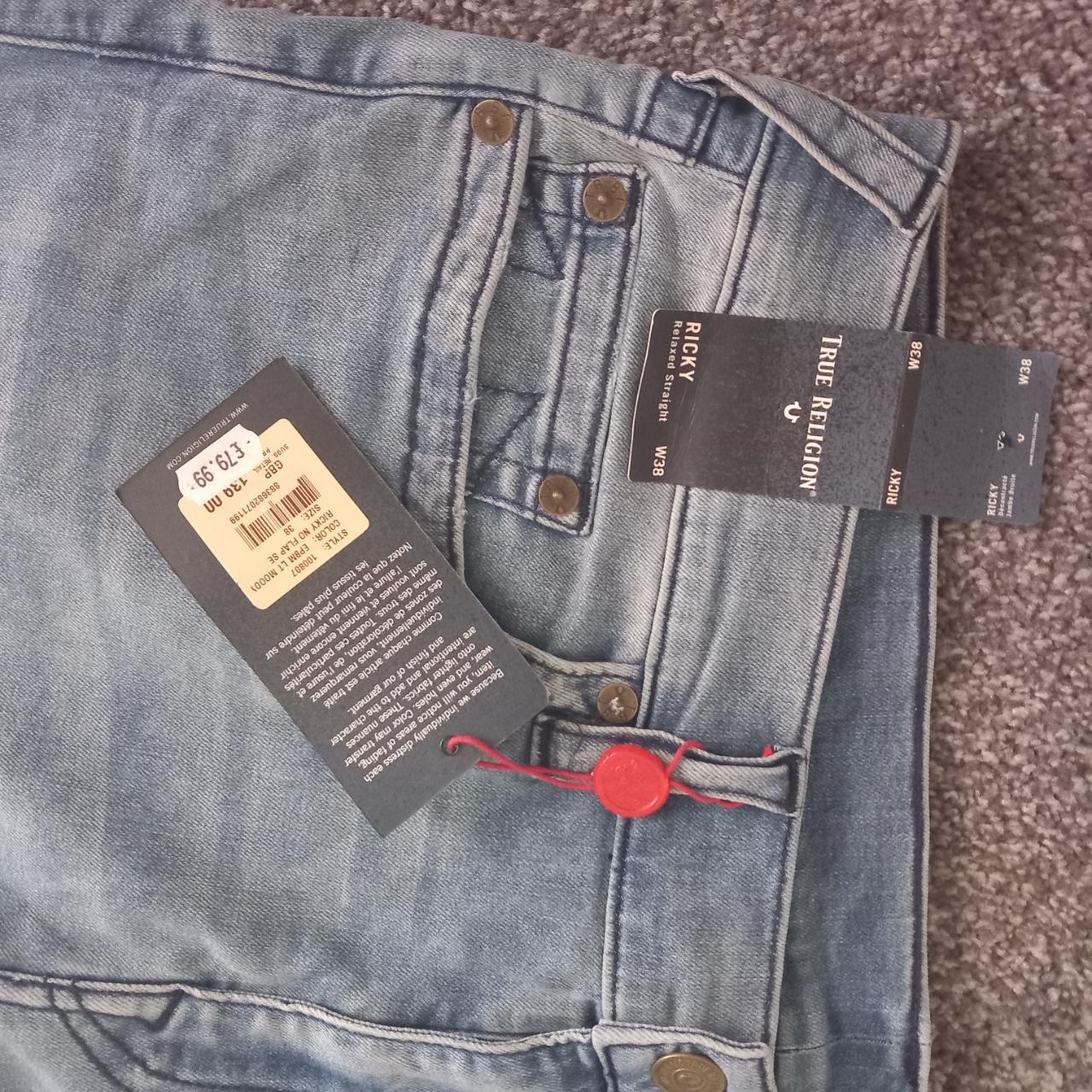 True Religion jeans Ricky. Relaxed straight. W38 L34... - Depop