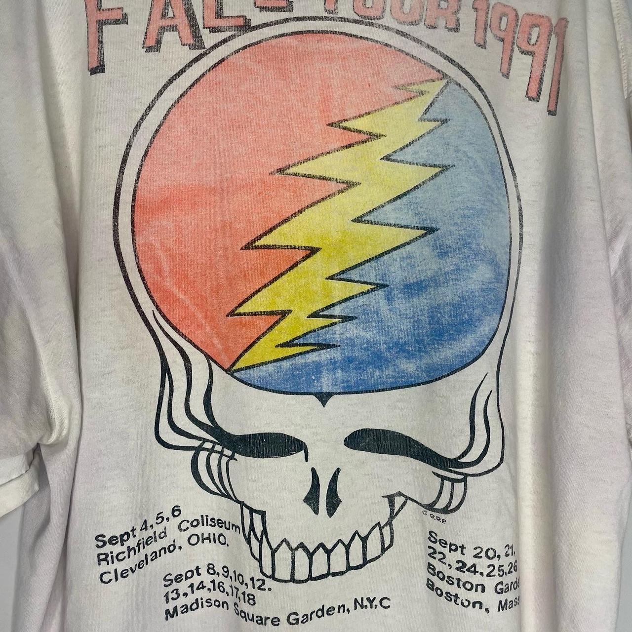 Vintage Grateful Dead T-Shirt 1991 Boston - Depop