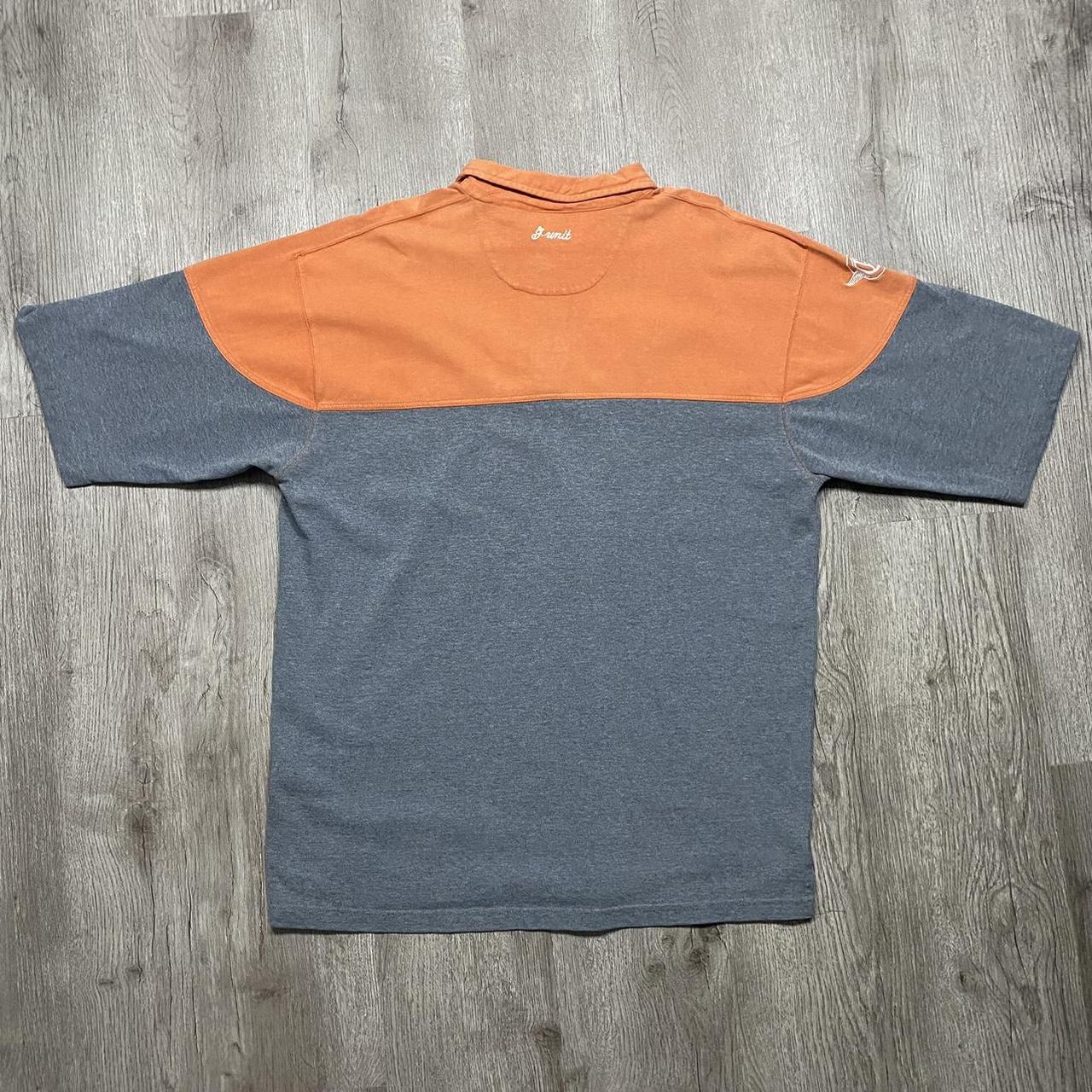 Men's Grey and Orange Polo-shirts | Depop