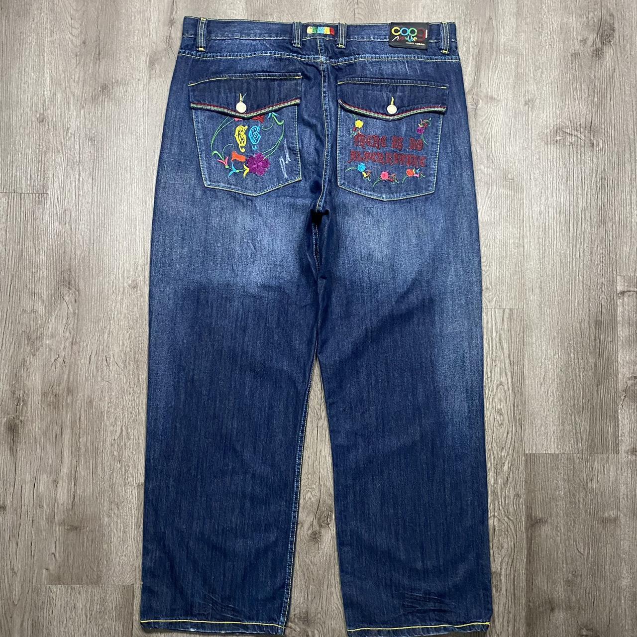 Coogi Men's Navy Jeans | Depop