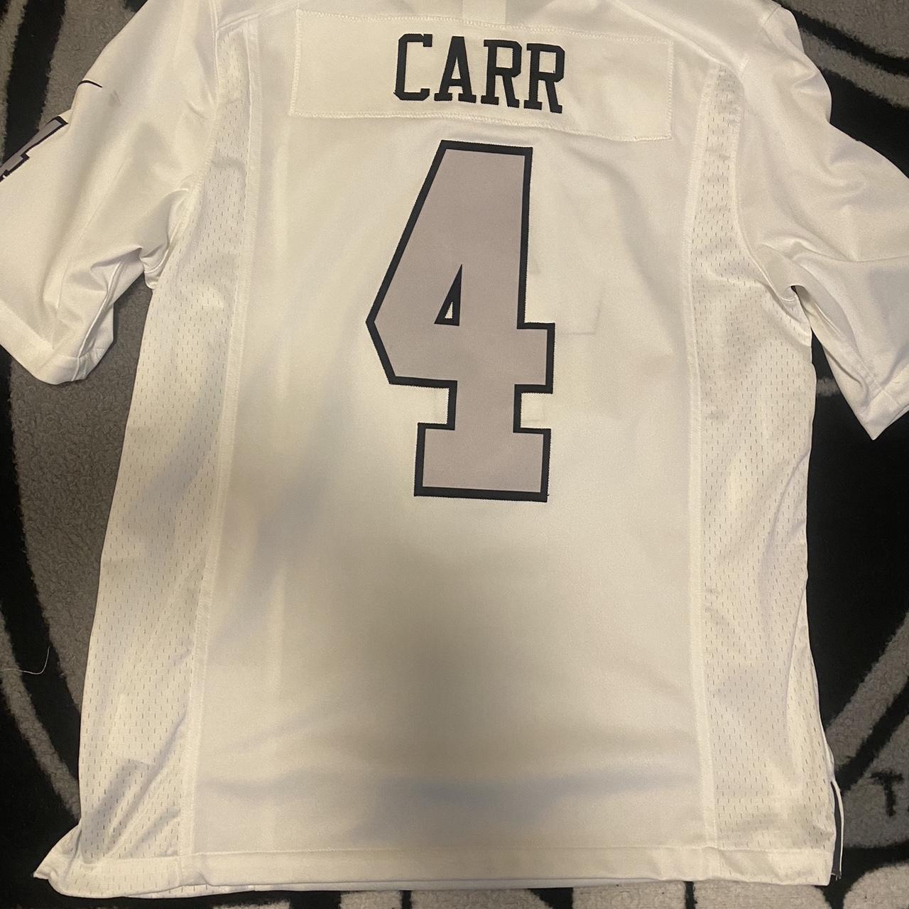 Raiders Jersey Derek Carr not sure of the size but - Depop