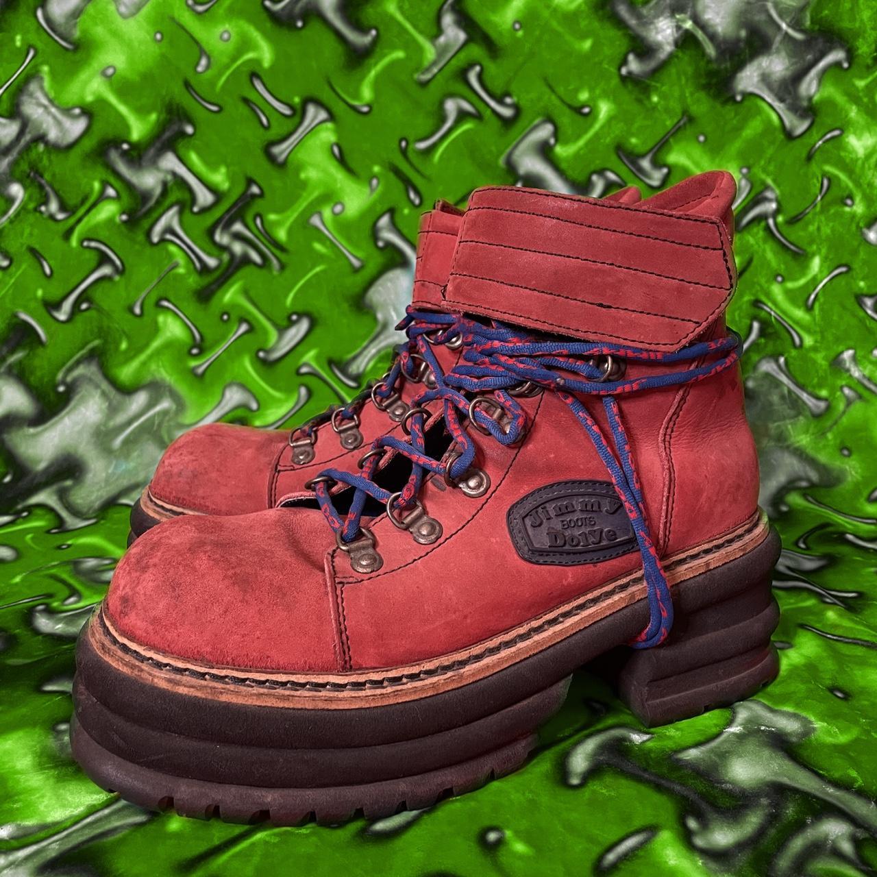 Men s Red And Grey Boots Depop men-s-red-and-grey-boots-depop