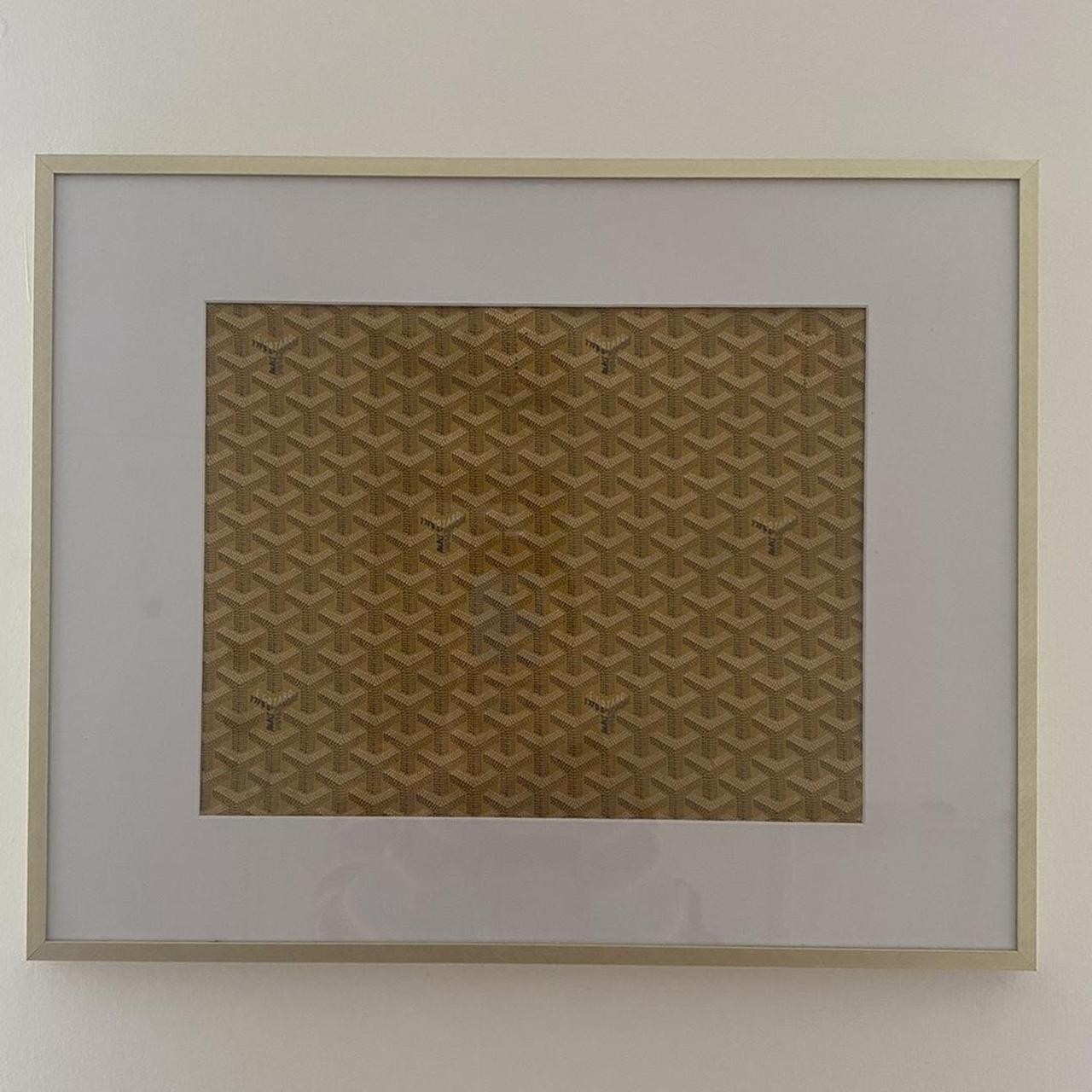 Goyard Designer Framed Wall Art! Depop