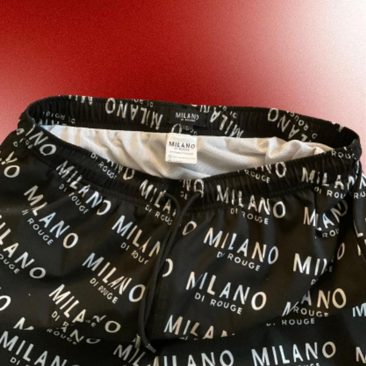 Boggi Milano Men's Black and White Swim-briefs-shorts (3)