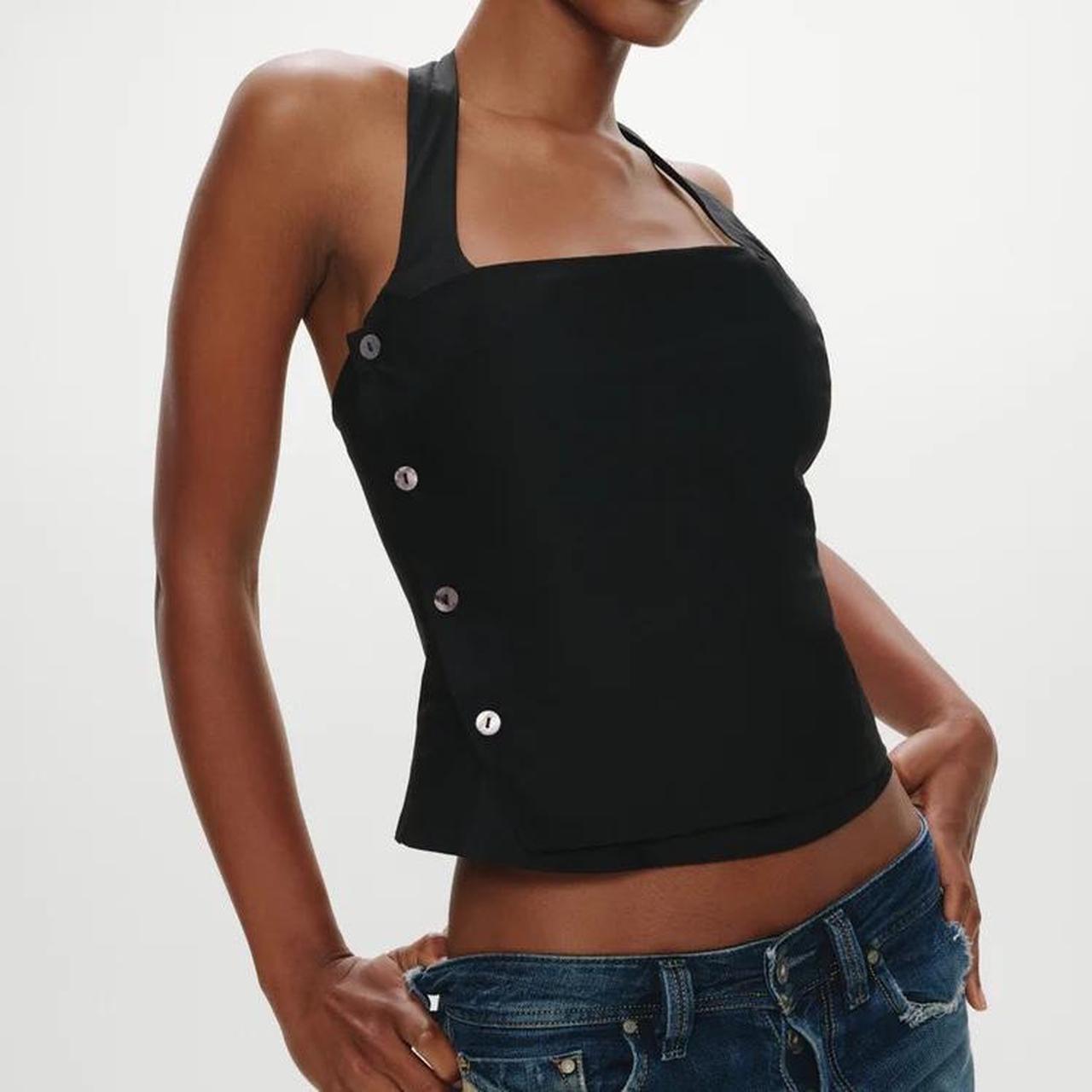 Frankies Bikinis Women's Crop top - Black - S – f… - image 1