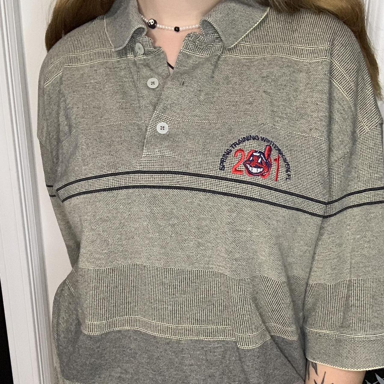 Vintage Cleveland Indians Polo - Depop