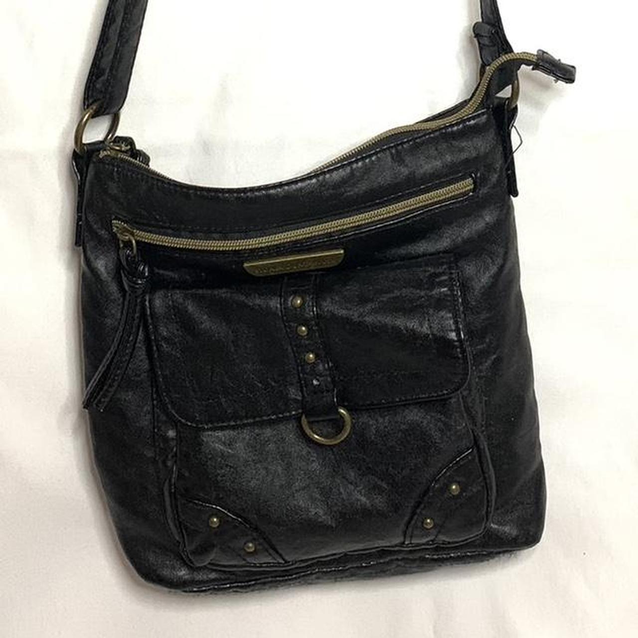 Stone mountain crossbody sale handbag black