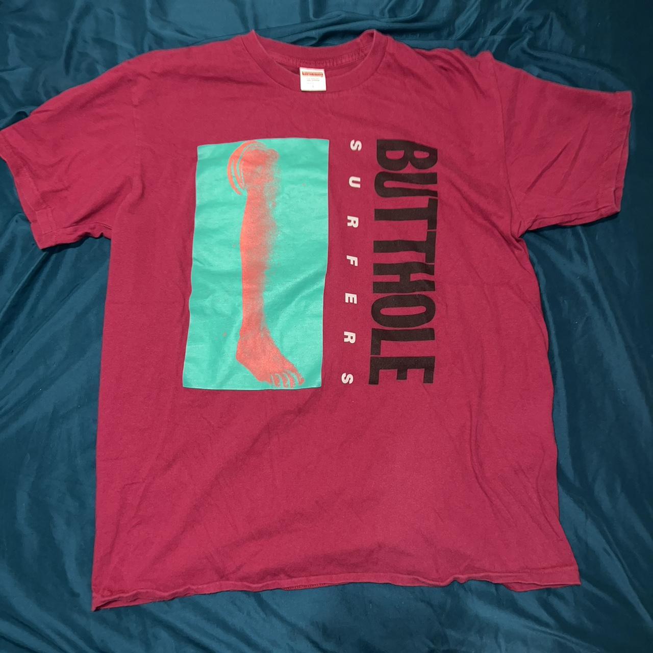 supreme “butthole surfers” tee