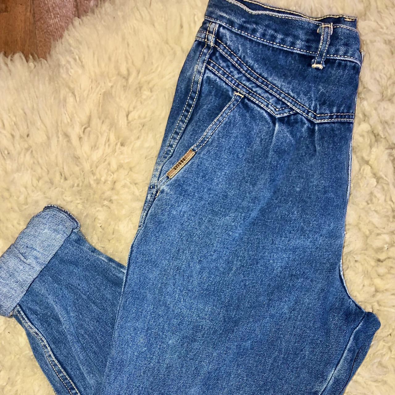 Vintage 80s Gitano Tapered Jeans 🌵 high waisted with... - Depop