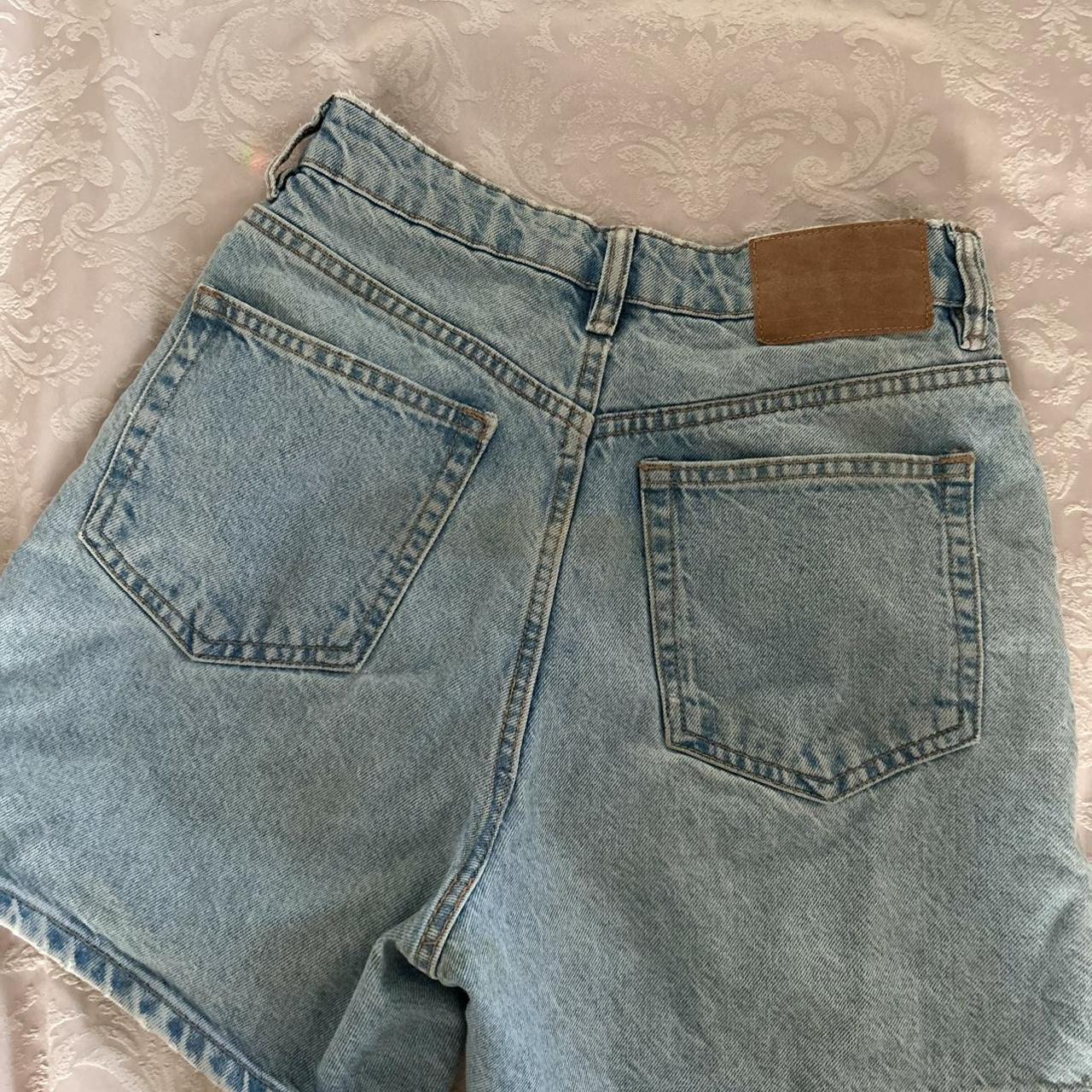 Zara denim shorts NO PAYPAL DEPOP PAYMENTS ONLY - Depop