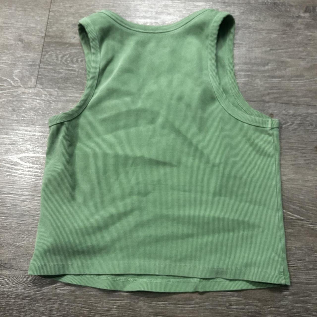 Tommy Hilfiger Women's Green Vest | Depop