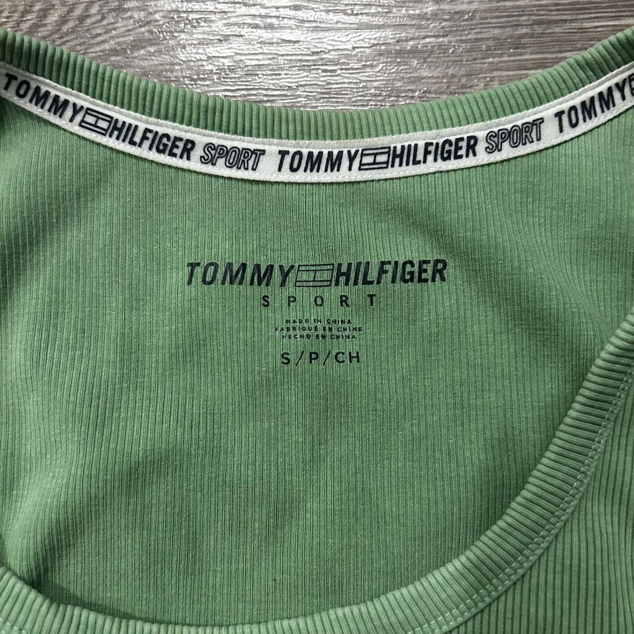 Tommy Hilfiger Women's Green Vest | Depop