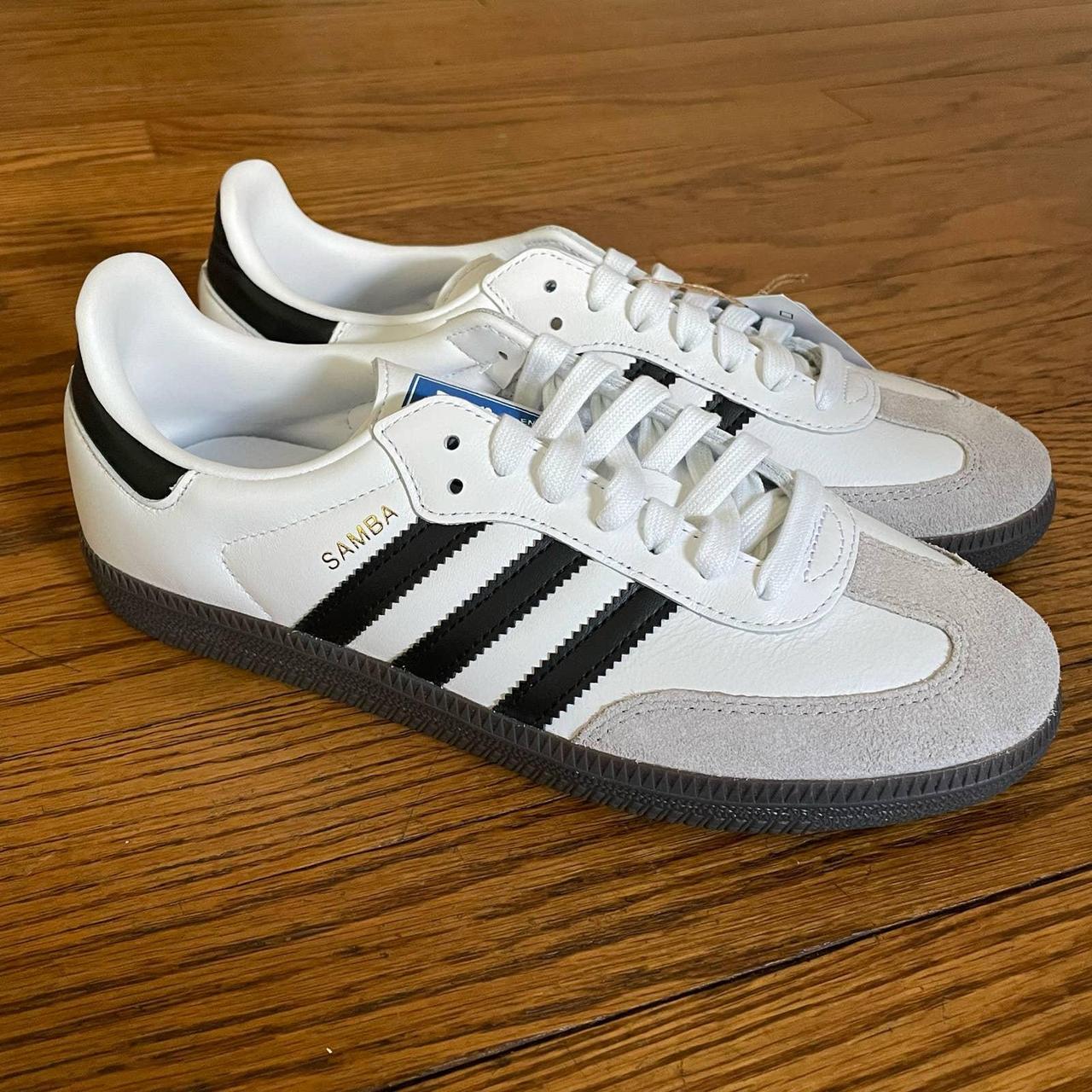 Adidas Samba OG Leather Sneakers White Size Women's... - Depop