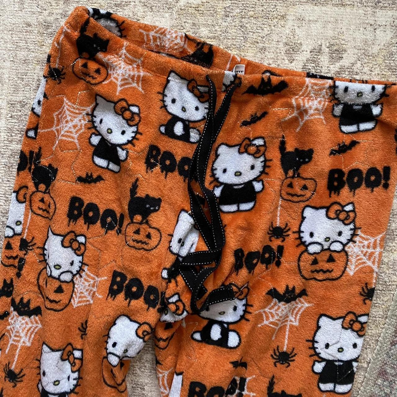 rare hello kitty halloween pajama pants size- 2XL,... - Depop