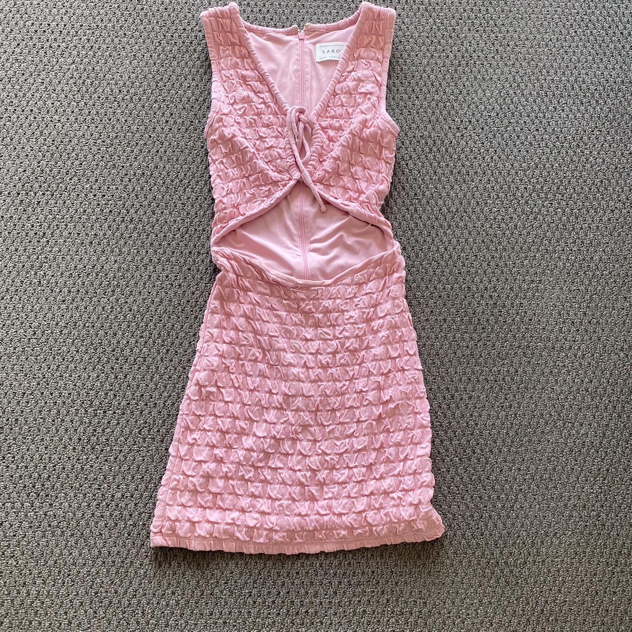 Sabo skirt pink mini worn once with no wear or tear - Depop