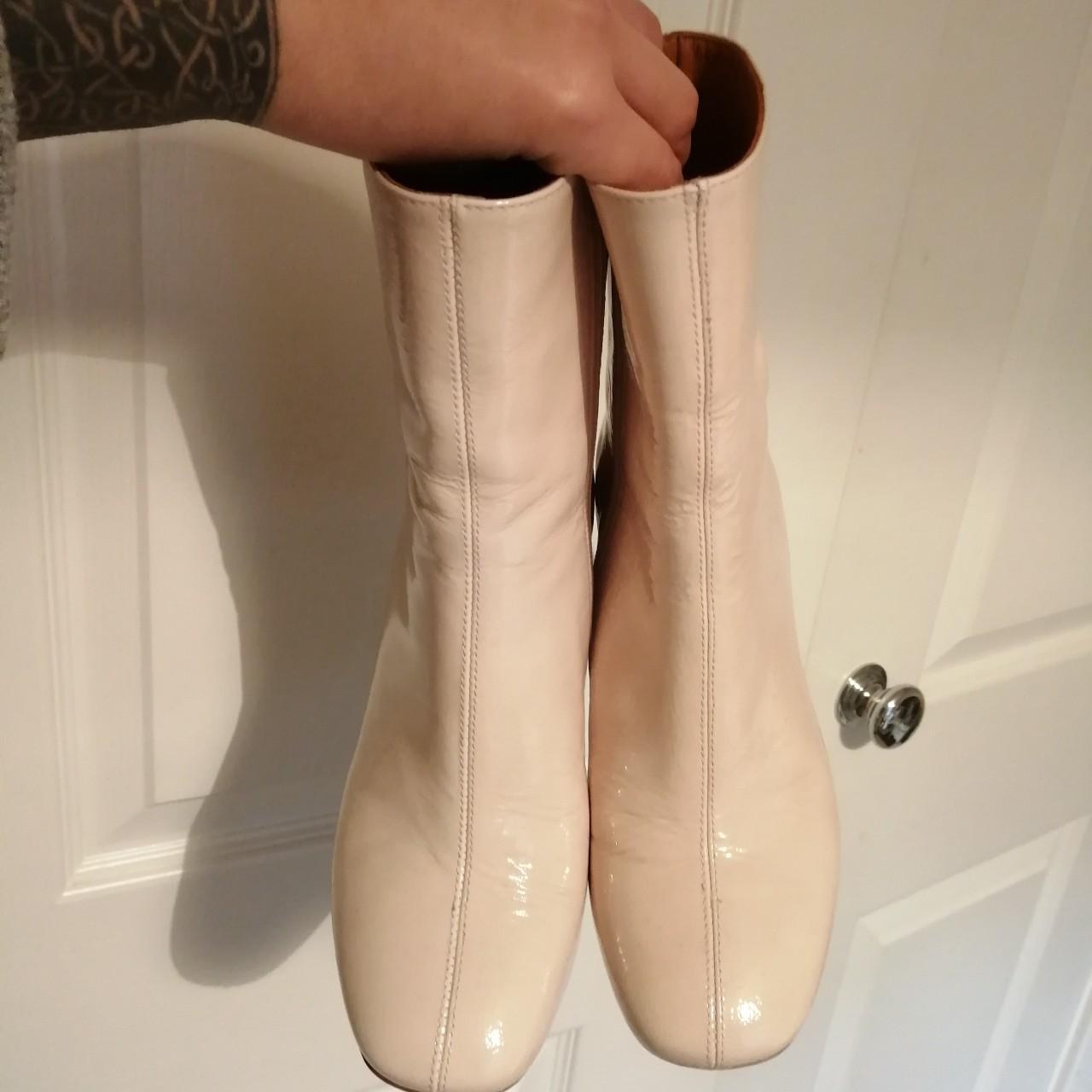 Womens White Boots Depop 7577