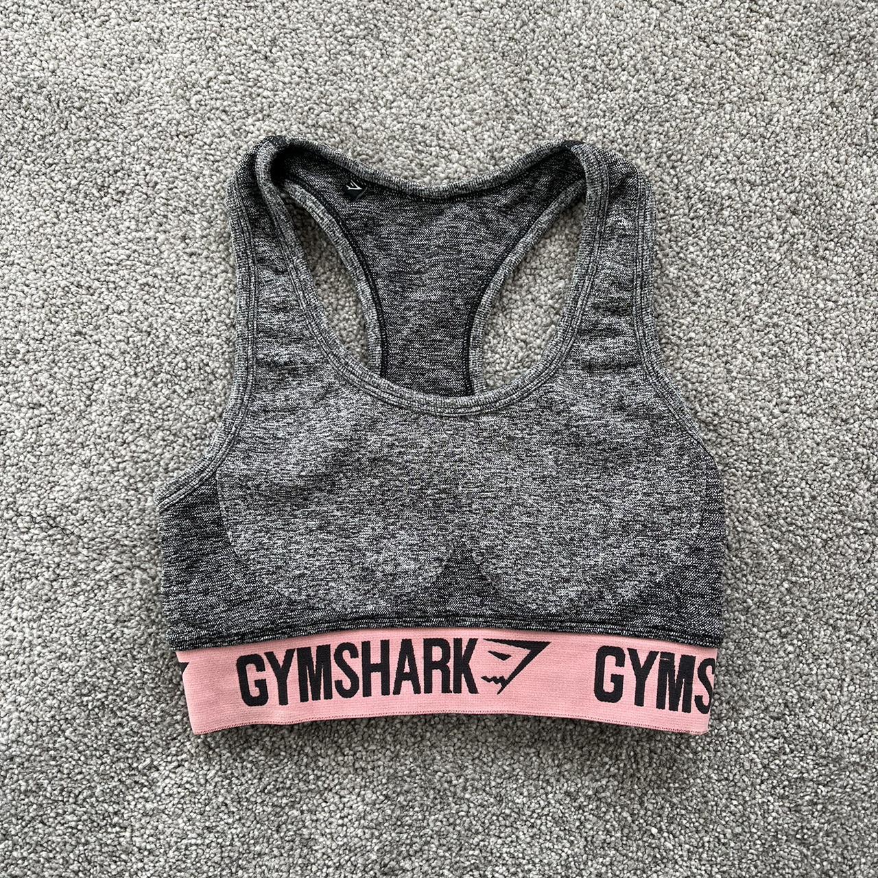 Grey and Pink Gymshark - Depop