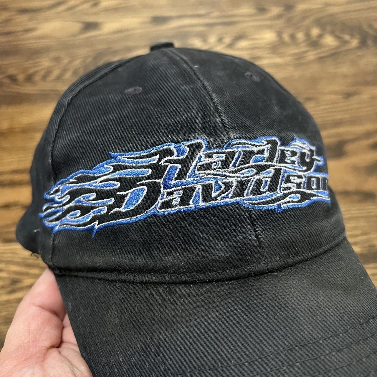 Harley Davidson Men's Black and Blue Hat (2)