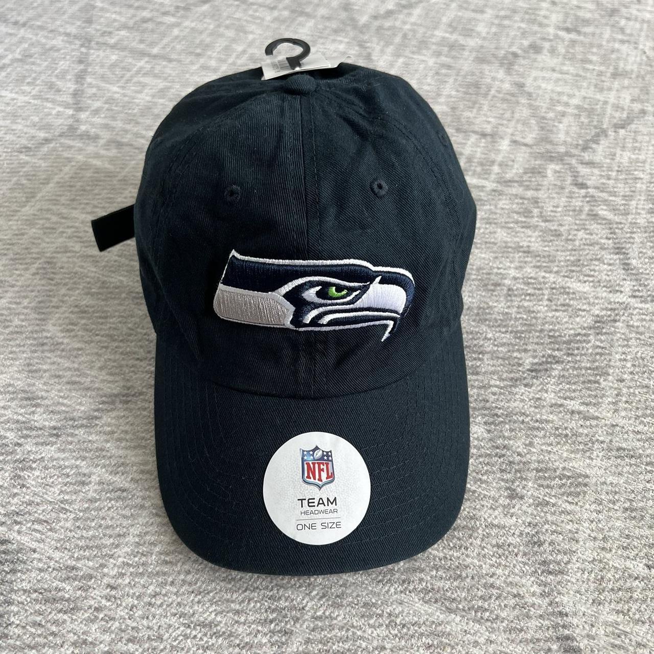 NFL Team Apparel Seattle Seahawks Adjustable Blue - Depop