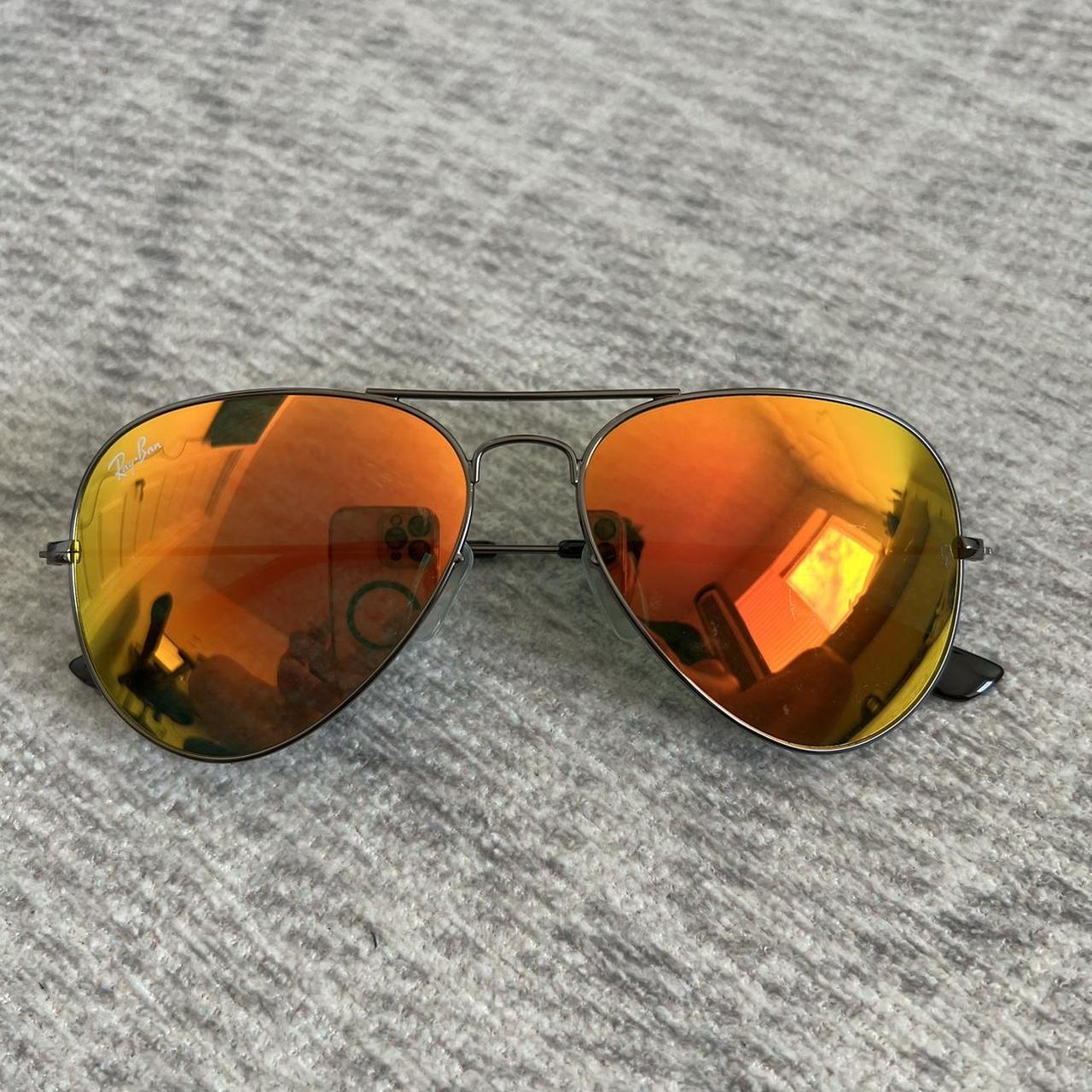 Ray ban best sale orange lens