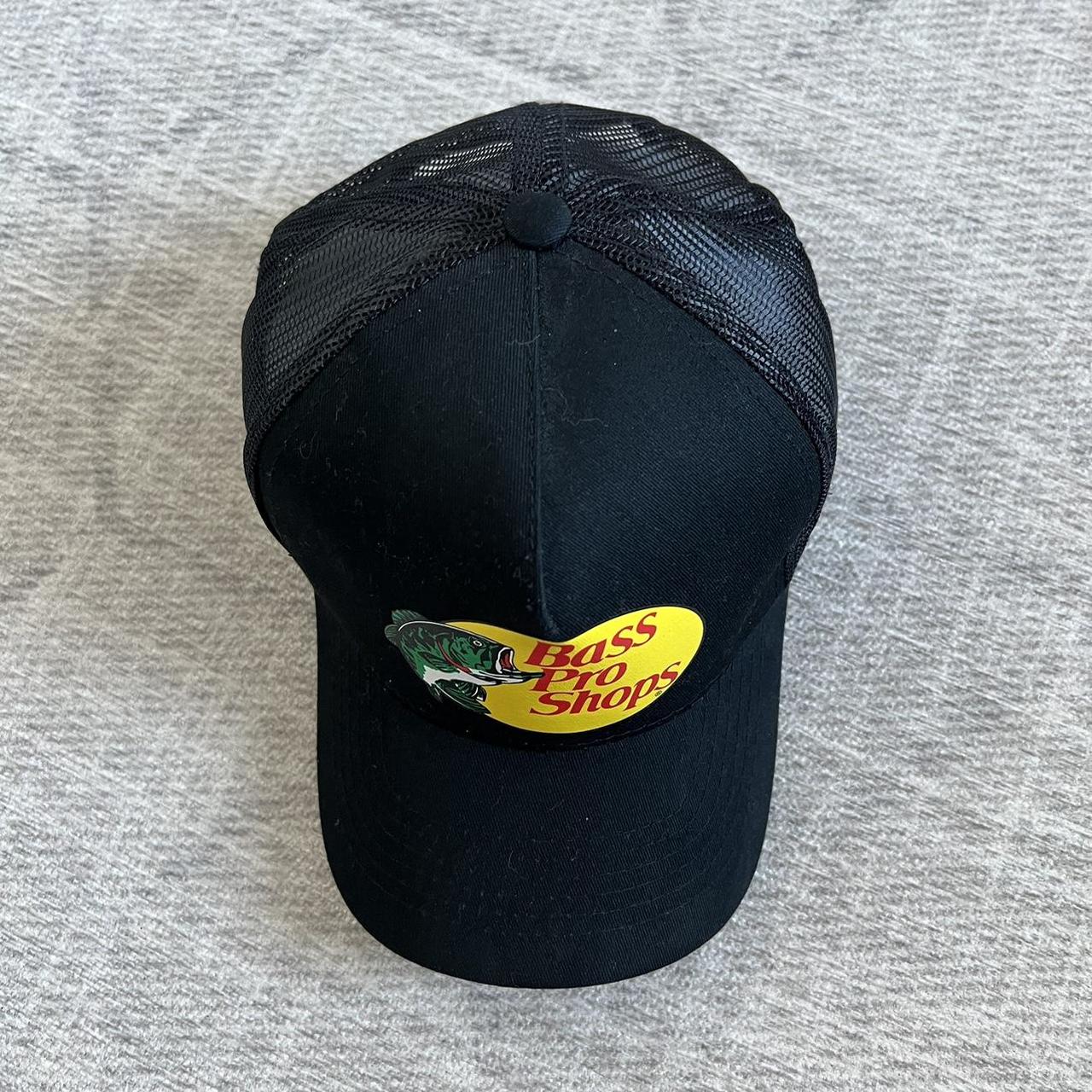 Bass Pro Shop Hat [Black][White] outdoor, Truckers - Depop