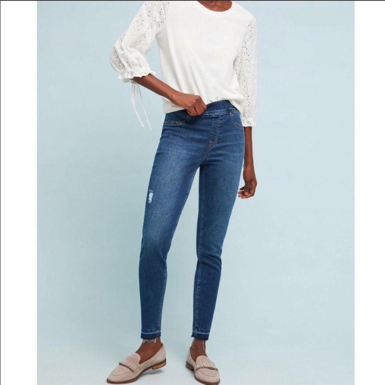 Spanx distressed denim on sale leggings