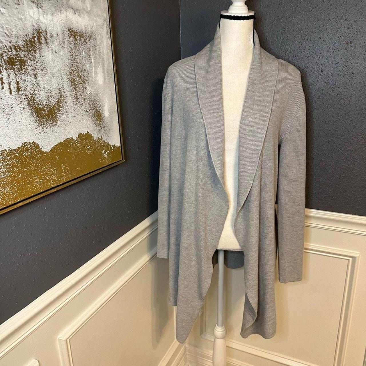 Eileen fisher hot sale gray cardigan