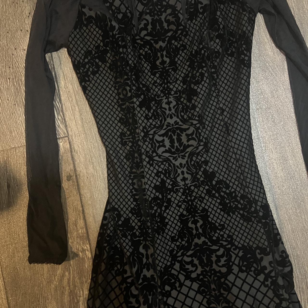 Punk Rave body hugging dress so stunning with soft... - Depop