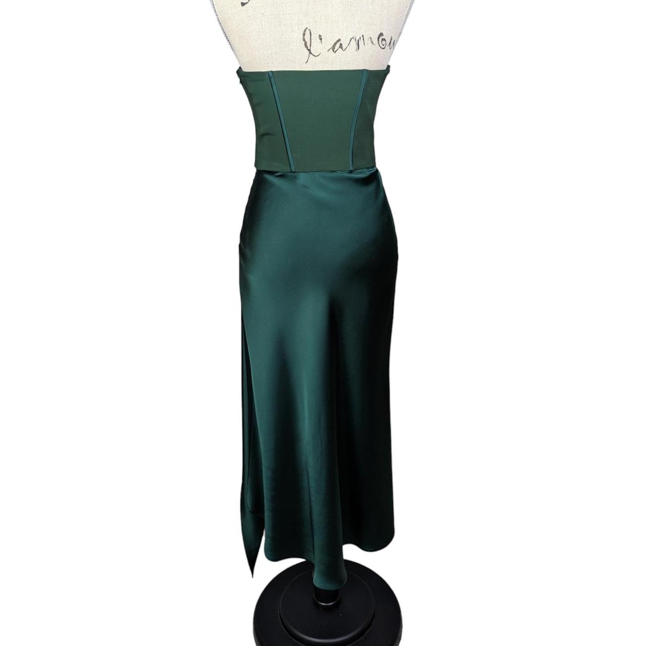 Jonathan simkhai on sale green bustier dress