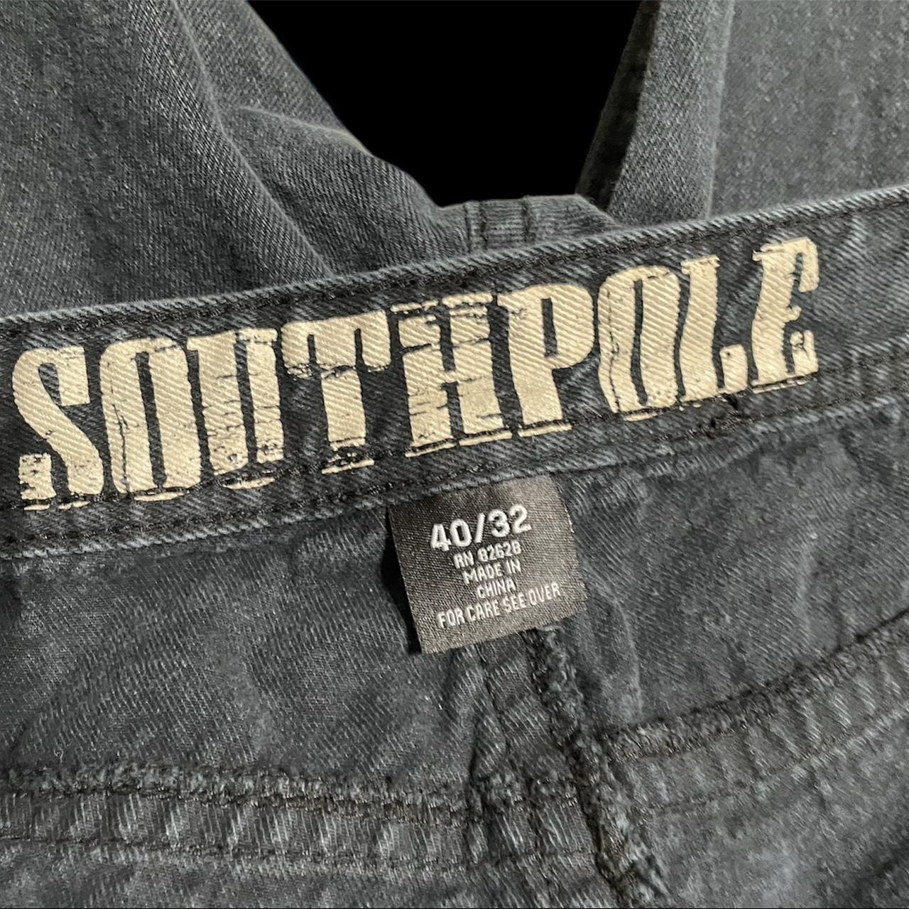 late 2000s south pole super baggy jeans size 40/32... - Depop