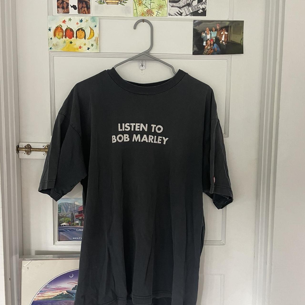 Vintage Element “Listen to Bob Marley” t shirt made - Depop